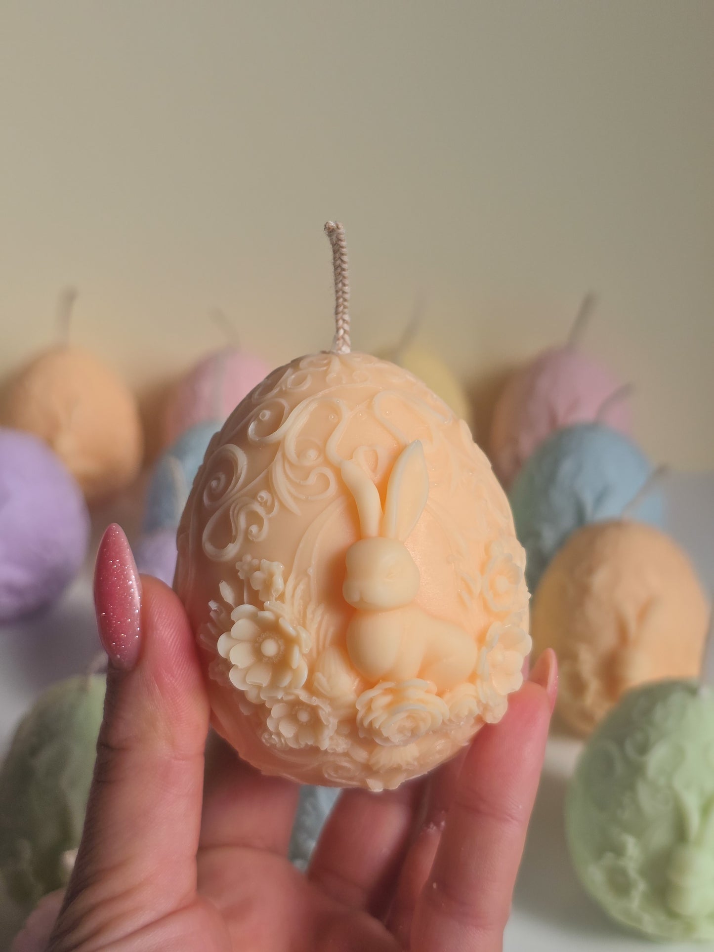 Flower bunny egg