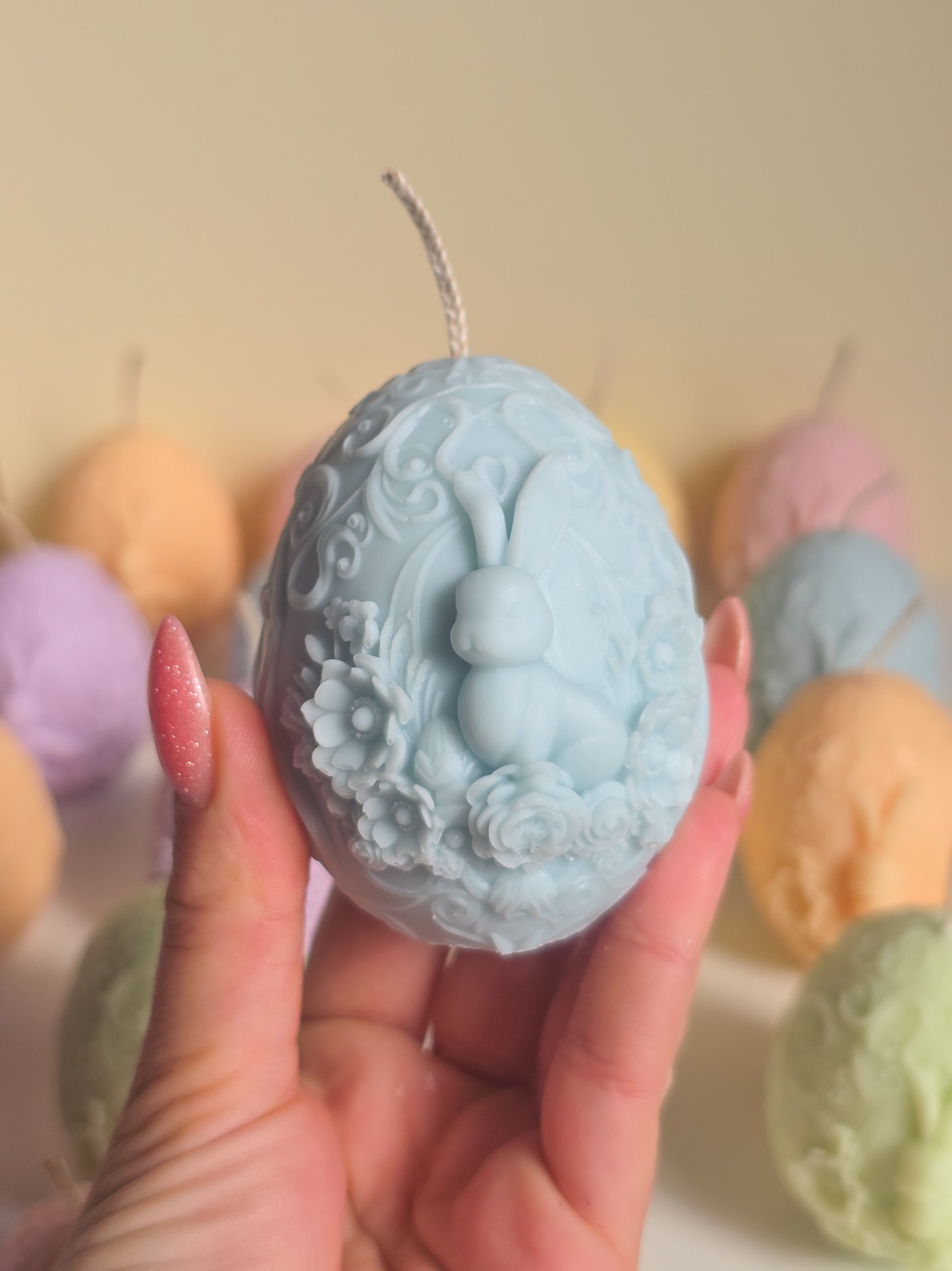 Flower bunny egg