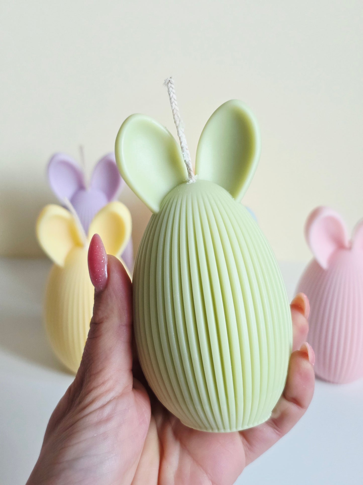 Ribbed Egg bunny ears