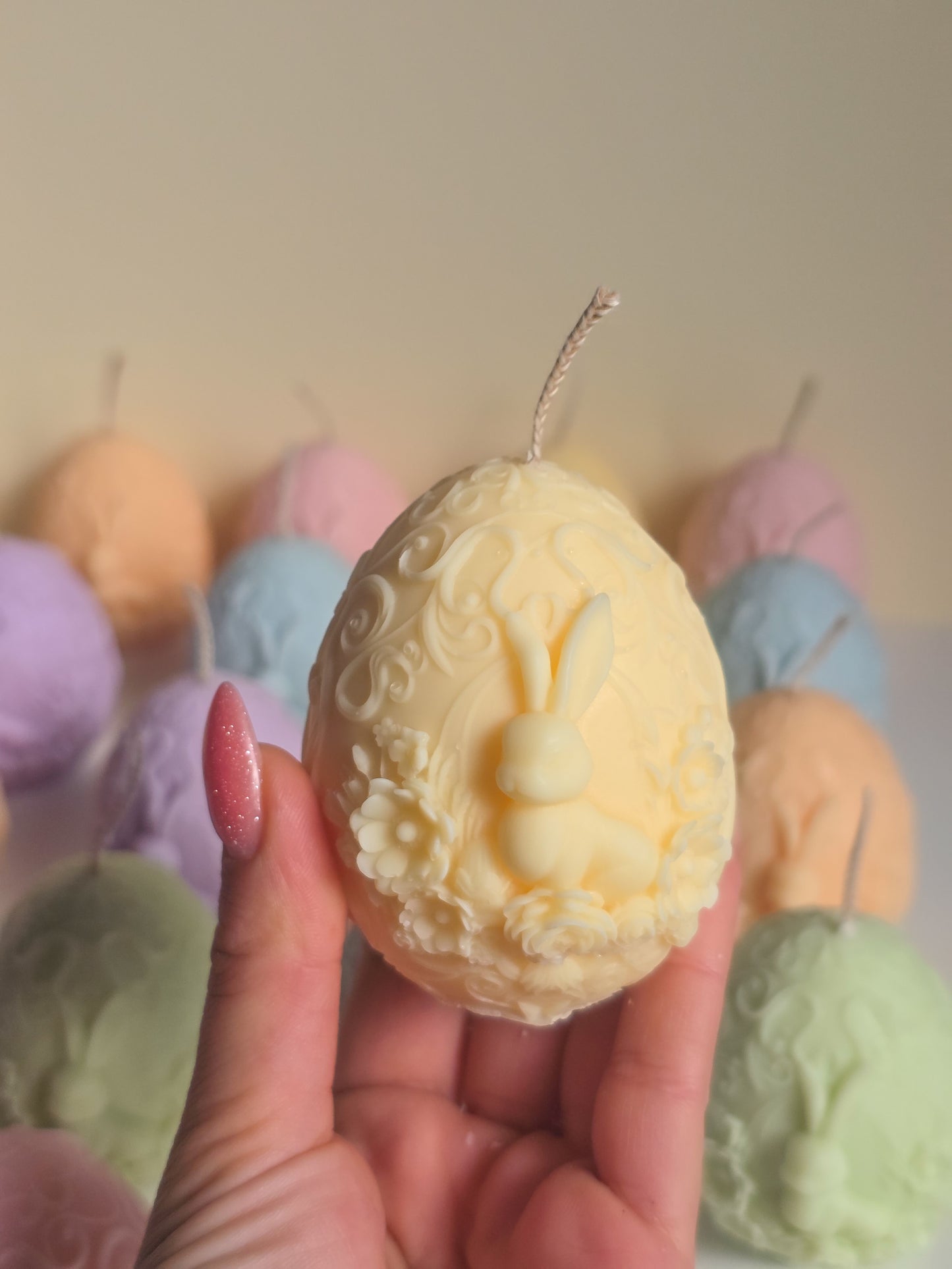 Flower bunny egg