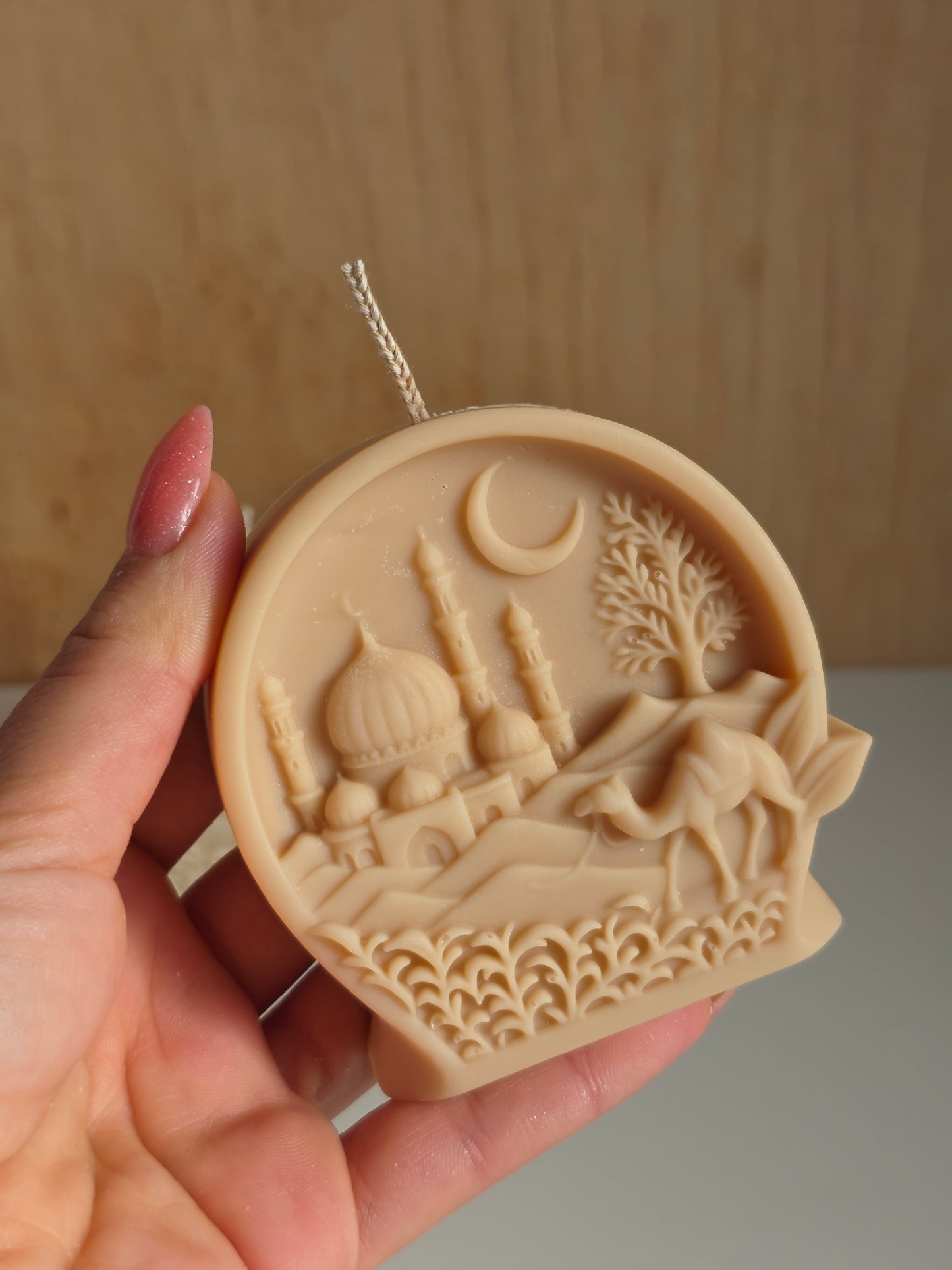 Moonlit Mosque Candle