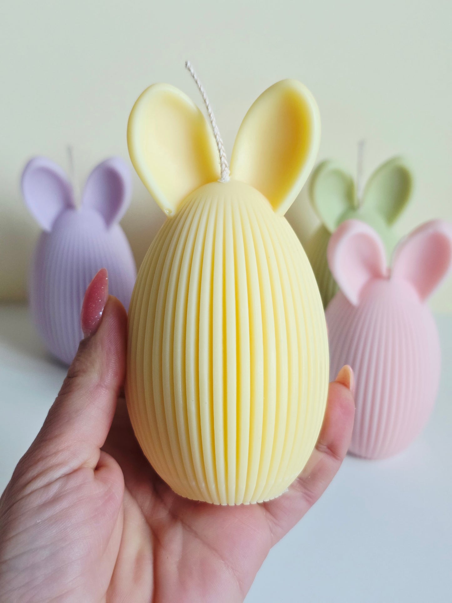 Ribbed Egg bunny ears