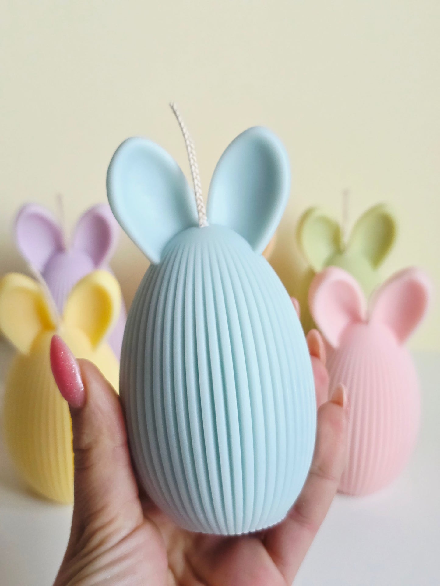 Ribbed Egg bunny ears