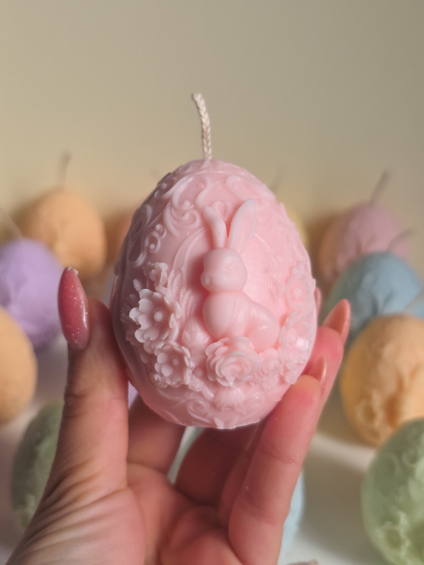 Flower bunny egg