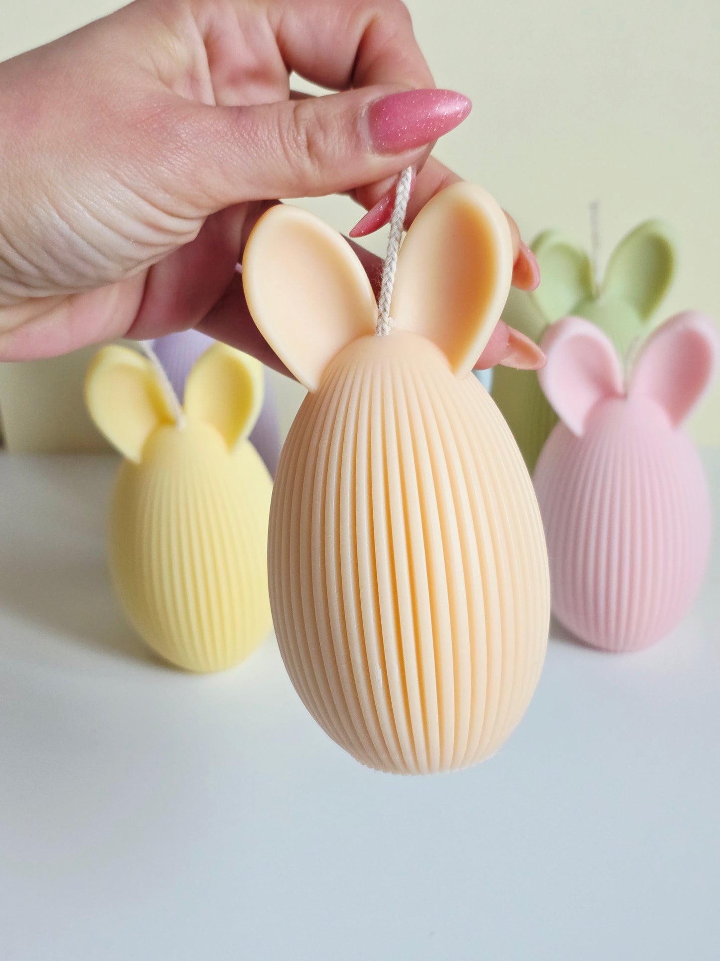 Ribbed Egg bunny ears