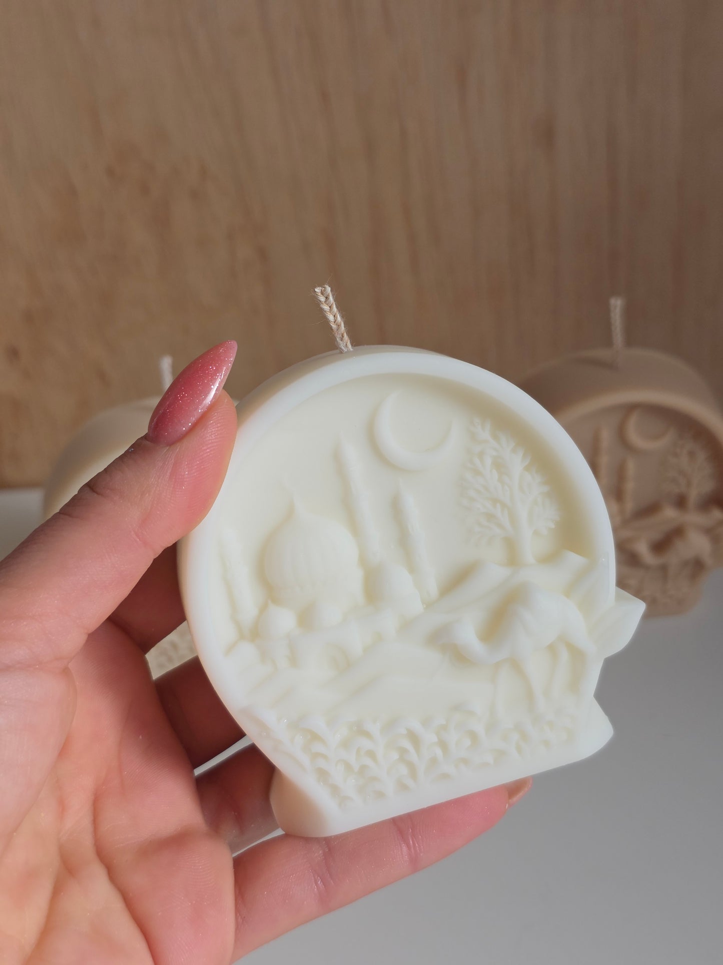Moonlit Mosque Candle