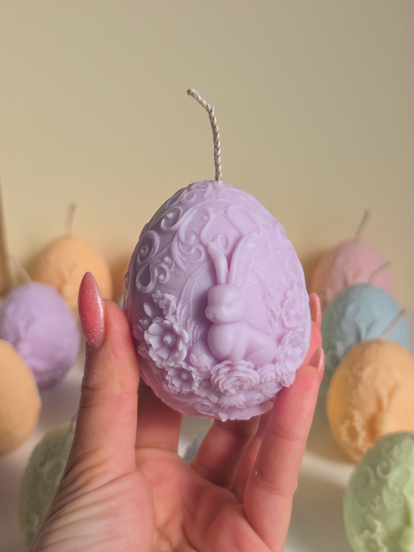Flower bunny egg