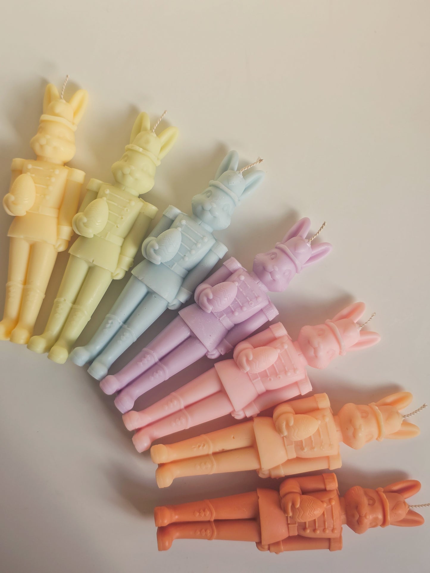 Bunny Soldier Candle