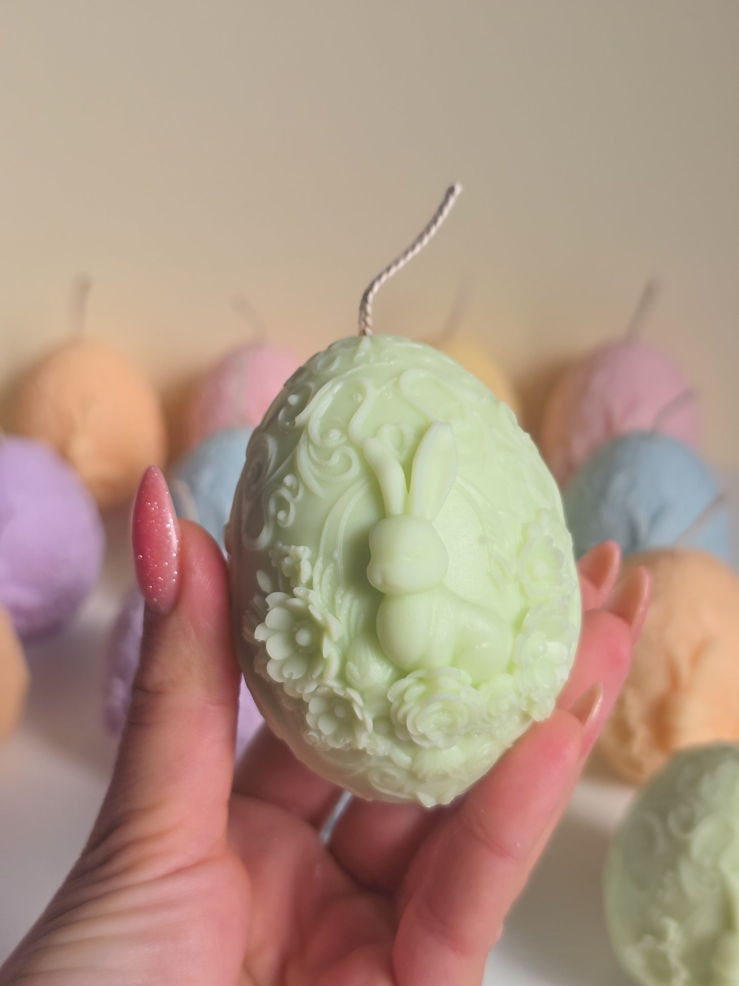 Flower bunny egg