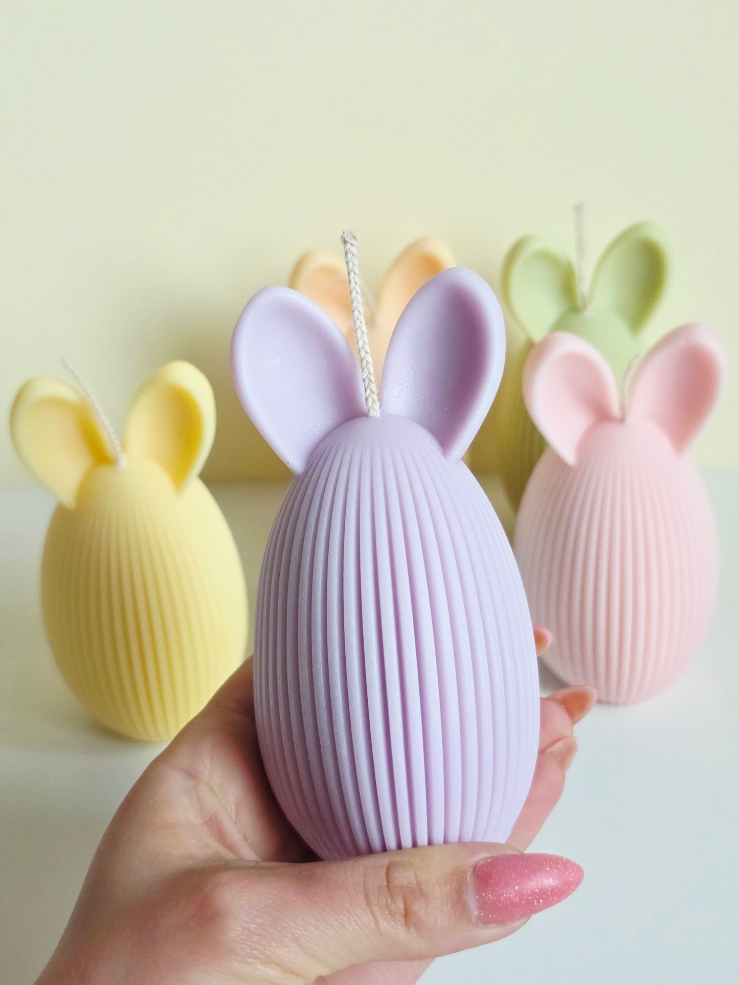 Ribbed Egg bunny ears