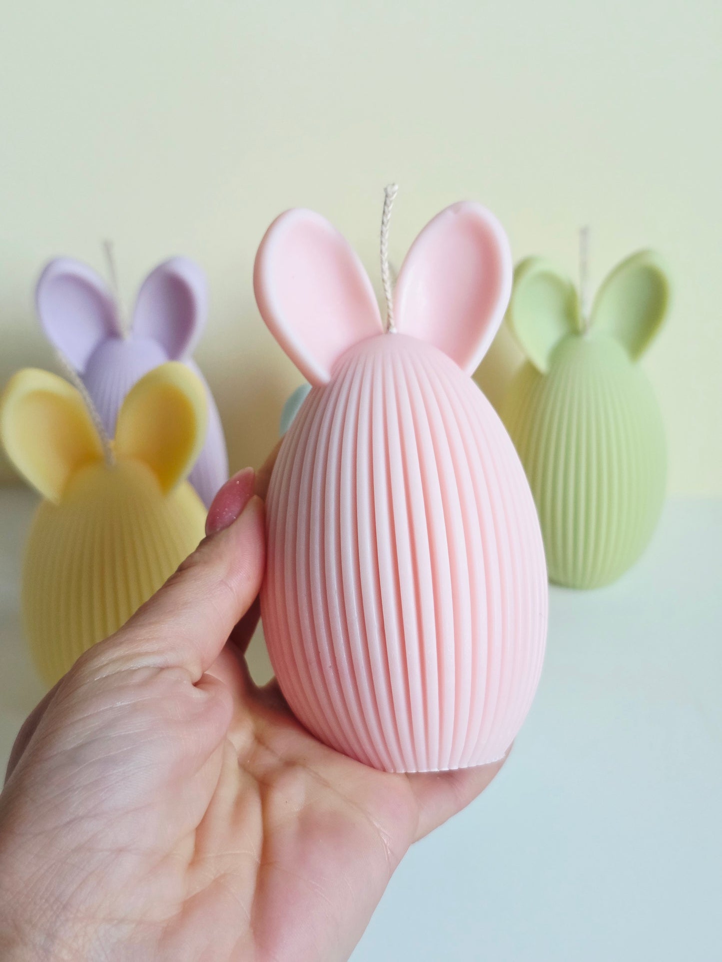 Ribbed Egg bunny ears