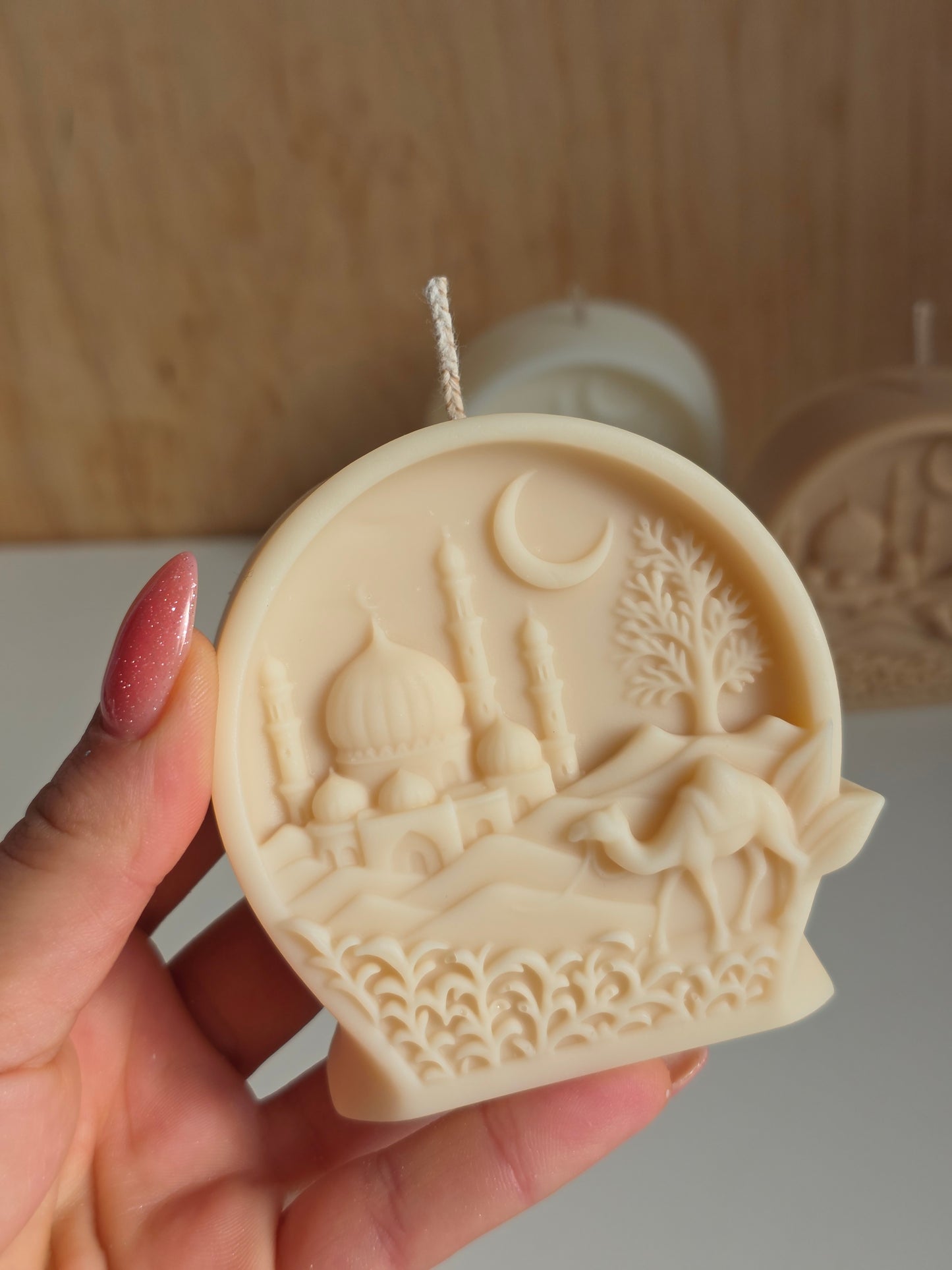 Moonlit Mosque Candle