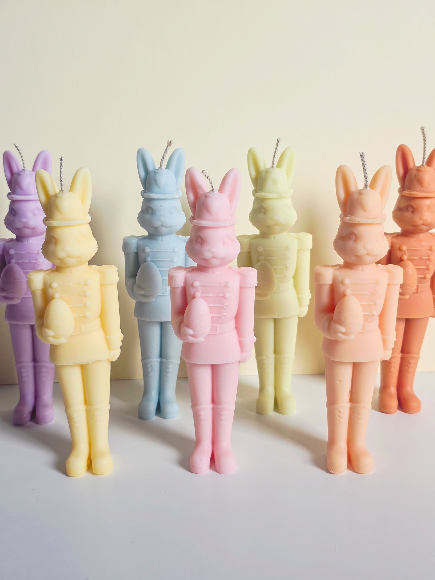 Bunny Soldier Candle