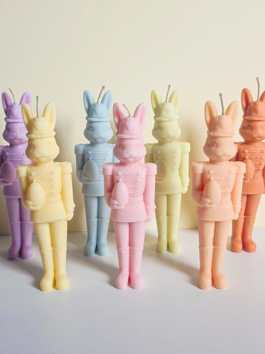 Bunny Soldier Candle